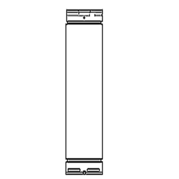 Slp SLP SLP48 48 in. Pipe Length Galvanized Venting Component for Gas Fireplaces & Gas Stoves SLP48